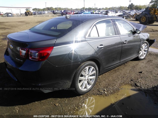 1G11H5SL5EF286250 - 2014 CHEVROLET MALIBU LTZ BLACK photo 4