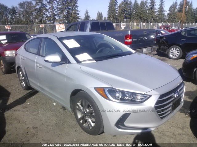 5NPD84LF1JH311135 - 2018 HYUNDAI ELANTRA SEL/VALUE/LIMITED SILVER photo 1