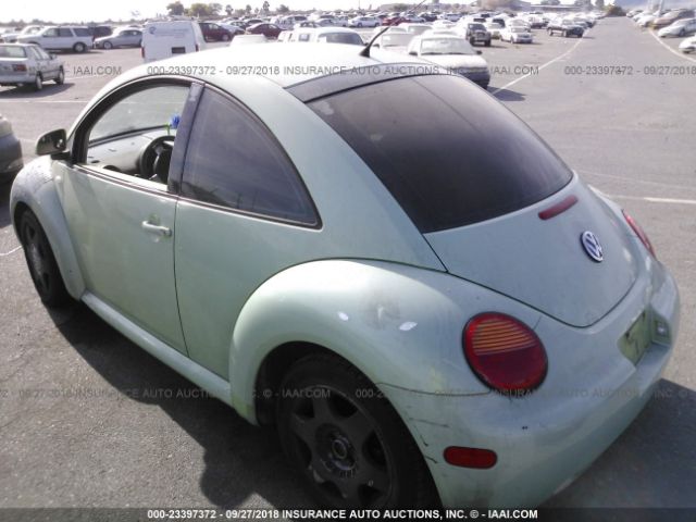 3VWDD21C0YM458136 - 2000 VOLKSWAGEN NEW BEETLE GLX GREEN photo 3