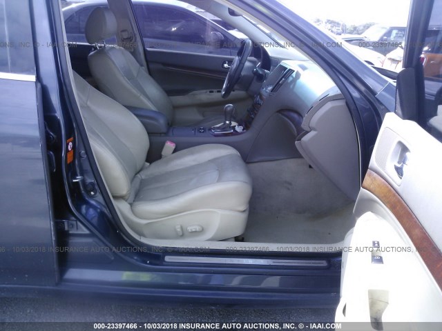 JNKCV61F49M353351 - 2009 INFINITI G37 GRAY photo 5