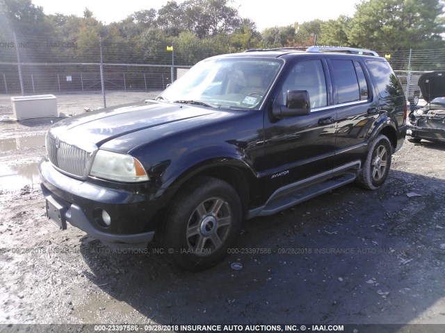 5LMEU88H25ZJ14838 - 2005 LINCOLN AVIATOR 黑色 照片 2