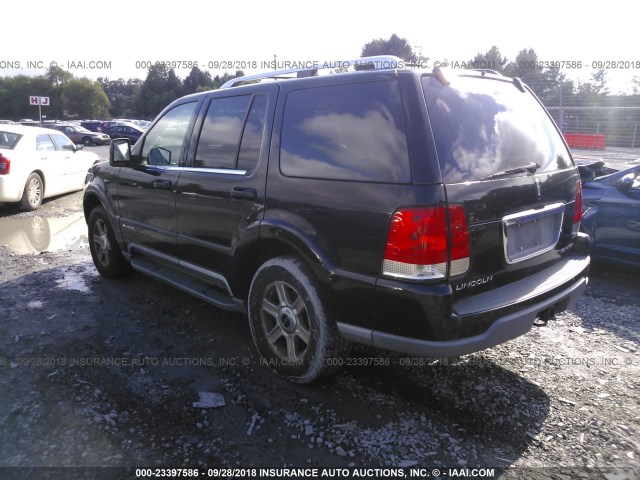 5LMEU88H25ZJ14838 - 2005 LINCOLN AVIATOR 黑色 照片 3
