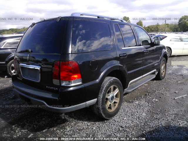 5LMEU88H25ZJ14838 - 2005 LINCOLN AVIATOR 黑色 照片 4