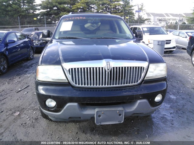5LMEU88H25ZJ14838 - 2005 LINCOLN AVIATOR 黑色 照片 6