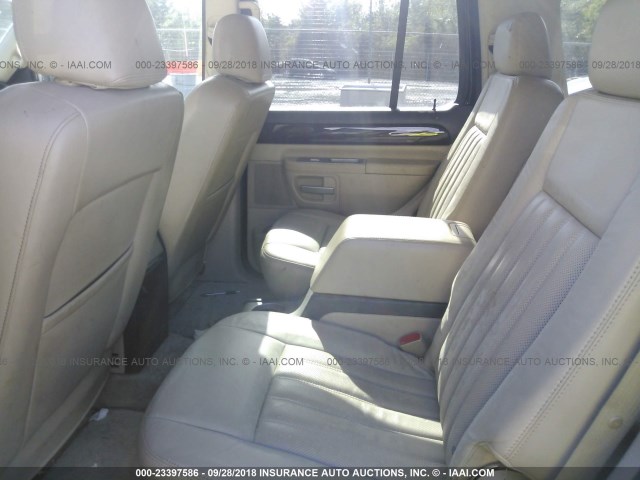 5LMEU88H25ZJ14838 - 2005 LINCOLN AVIATOR 黑色 照片 8