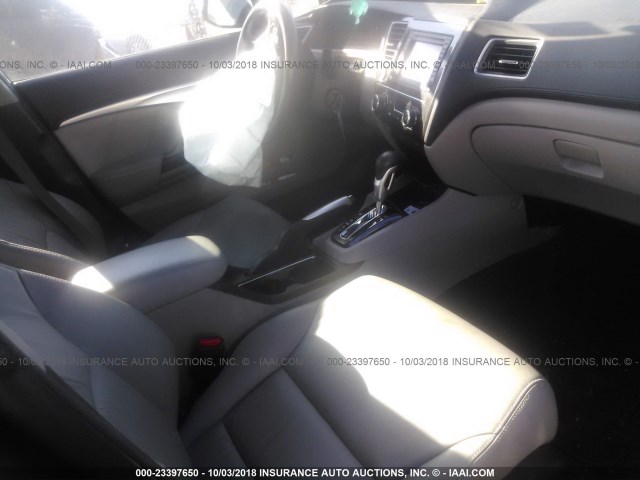 19XFB2F96DE073599 - 2013 HONDA CIVIC EXL 灰色 照片 5