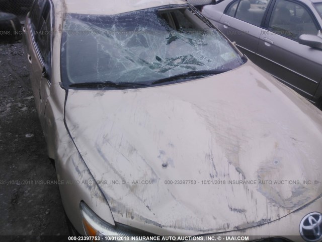 4T1BF3EK6BU177033 - 2011 TOYOTA CAMRY SE/LE/XLE 金色 照片 6