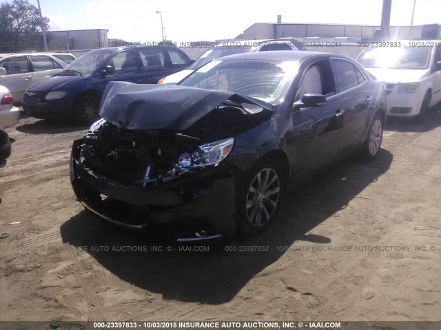 1G11H5SL1EF145479 - 2014 CHEVROLET MALIBU LTZ 黑色 照片 2