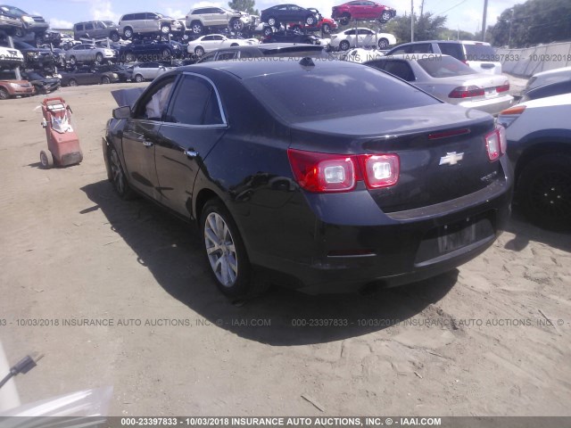1G11H5SL1EF145479 - 2014 CHEVROLET MALIBU LTZ 黑色 照片 3