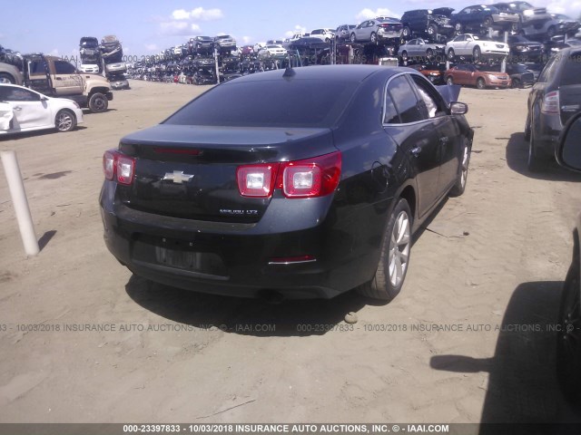 1G11H5SL1EF145479 - 2014 CHEVROLET MALIBU LTZ 黑色 照片 4