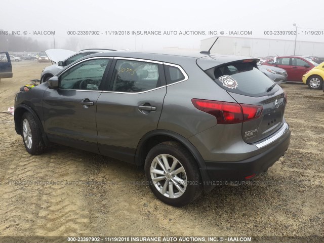 JN1BJ1CP6HW011178 - 2017 NISSAN ROGUE SPORT S/SV/SL GRAY photo 3