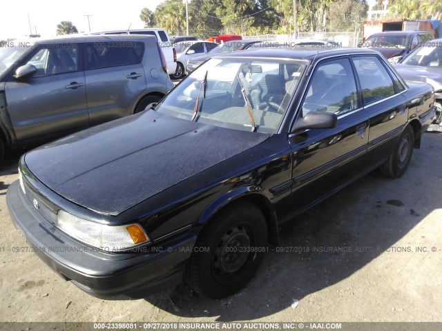 JT2SV21E6M3448577 - 1991 TOYOTA CAMRY DLX BLACK photo 2