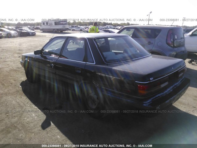 JT2SV21E6M3448577 - 1991 TOYOTA CAMRY DLX 黑色 照片 3