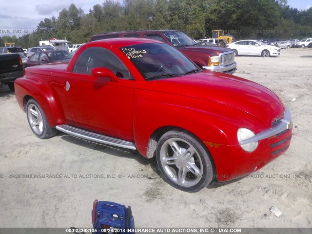 1GCES14P64B105617 - 2004 CHEVROLET SSR RED photo 1