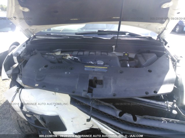 5GZER23D59J105242 - 2009 SATURN OUTLOOK XR თეთრი ფოტო 10