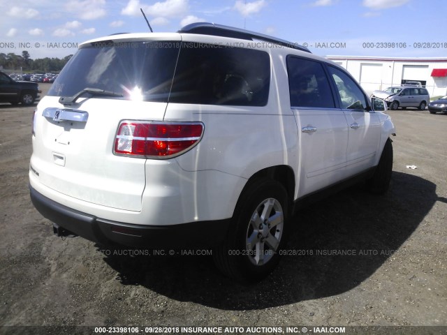 5GZER23D59J105242 - 2009 SATURN OUTLOOK XR თეთრი ფოტო 4