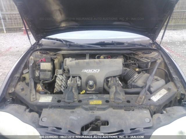 2G1WX12K4Y9281403 - 2000 CHEVROLET MONTE CARLO SS შავი ფოტო 10