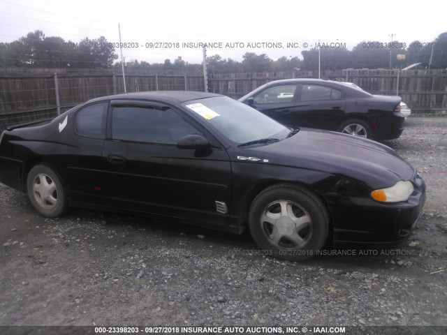 2G1WX12K4Y9281403 - 2000 CHEVROLET MONTE CARLO SS შავი ფოტო 6