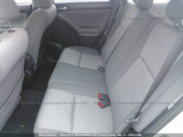 2T1KR32E04C198857 - 2004 TOYOTA COROLLA MATRIX XR SILVER photo 8