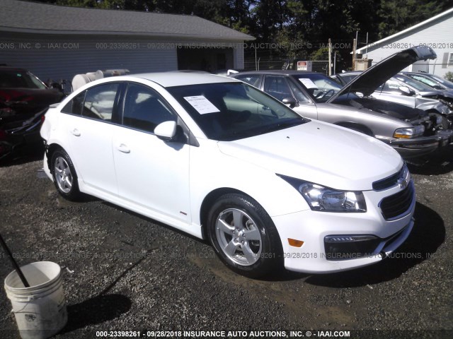 1G1PC5SBXF7136758 - 2015 CHEVROLET CRUZE LT WHITE photo 1