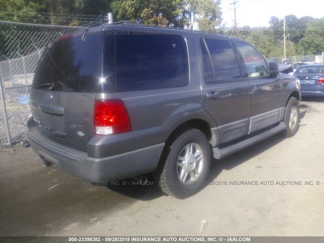 1FMPU16LX4LB43452 - 2004 FORD EXPEDITION XLT GRAY photo 4