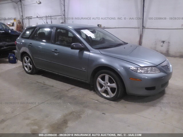 1YVFP82D145N70726 - 2004 MAZDA 6 S GREEN photo 1