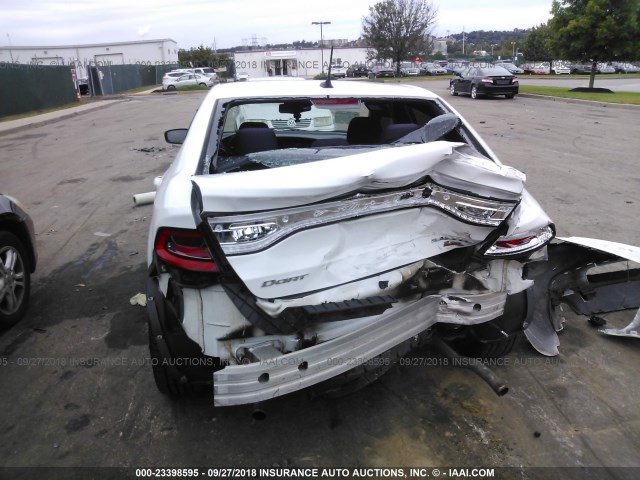 1C3CDFBB3ED696084 - 2014 DODGE DART SXT WHITE photo 6