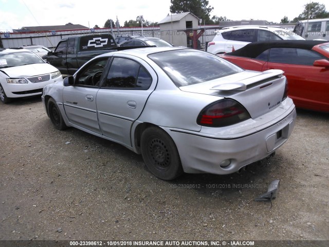 1G2NV52E32M531366 - 2002 PONTIAC GRAND AM GT1 SILVER photo 3