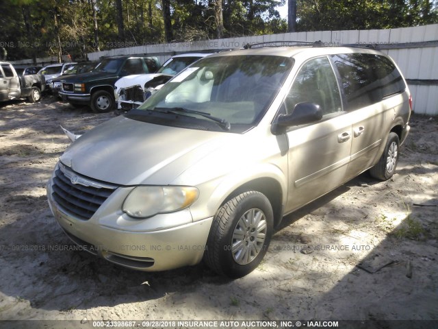 2A4GP44R46R642904 - 2006 CHRYSLER TOWN & COUNTRY LX GOLD photo 2