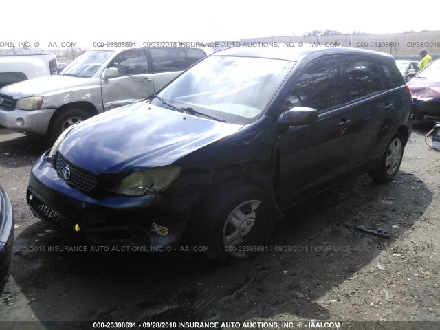 2T1KR32E53C016343 - 2003 TOYOTA COROLLA MATRIX XR BLUE photo 2