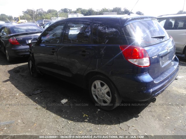 2T1KR32E53C016343 - 2003 TOYOTA COROLLA MATRIX XR BLUE photo 3