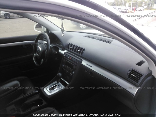 WAUDF78E87A241136 - 2007 AUDI A4 2.0T QUATTRO WHITE photo 5