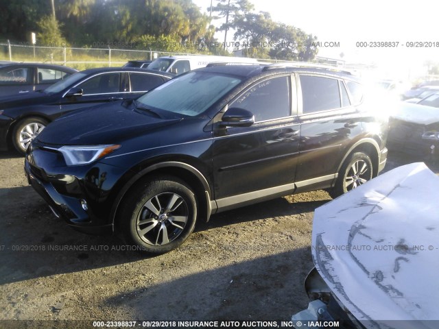 2T3WFREV7JW428503 - 2018 TOYOTA RAV4 ADVENTURE/XLE 黑色 照片 2