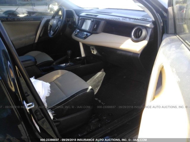 2T3WFREV7JW428503 - 2018 TOYOTA RAV4 ADVENTURE/XLE 黑色 照片 5