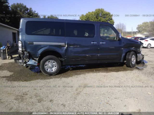 5BZAF0AA7EN161904 - 2014 NISSAN NV 3500/S/SV/SL BLUE photo 6