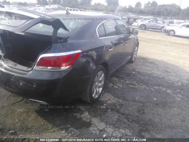 1G4GE5EV1AF249225 - 2010 BUICK LACROSSE CXS BLACK photo 4