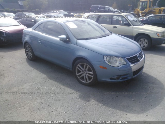 WVWFA71F89V019284 - 2009 VOLKSWAGEN EOS LUX 浅蓝色 照片 1