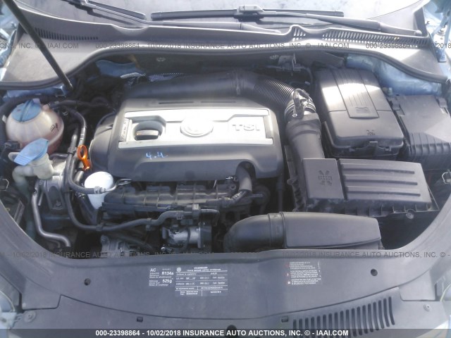 WVWFA71F89V019284 - 2009 VOLKSWAGEN EOS LUX 浅蓝色 照片 10
