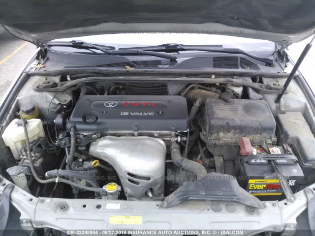 4T1CE38P05U511995 - 2005 TOYOTA CAMRY SOLARA SE/SLE Gümüş foto 10