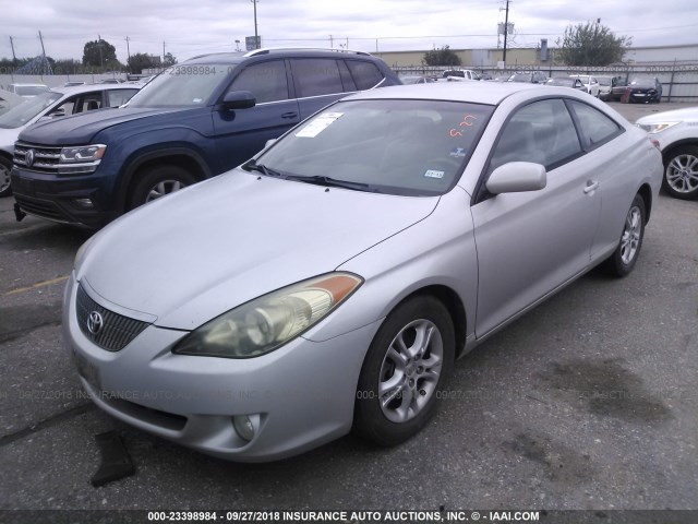 4T1CE38P05U511995 - 2005 TOYOTA CAMRY SOLARA SE/SLE Gümüş foto 2