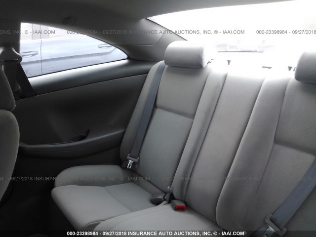 4T1CE38P05U511995 - 2005 TOYOTA CAMRY SOLARA SE/SLE Gümüş foto 8