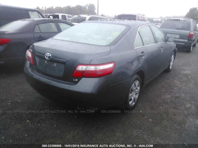4T1BE46K99U281145 - 2009 TOYOTA CAMRY SE/LE/XLE GRAY photo 4