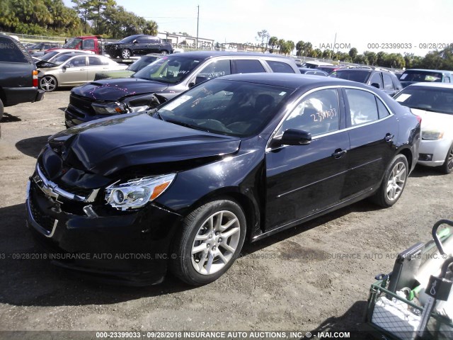 1G11C5SA5GU106549 - 2016 CHEVROLET MALIBU LIMITED LT BLACK photo 2