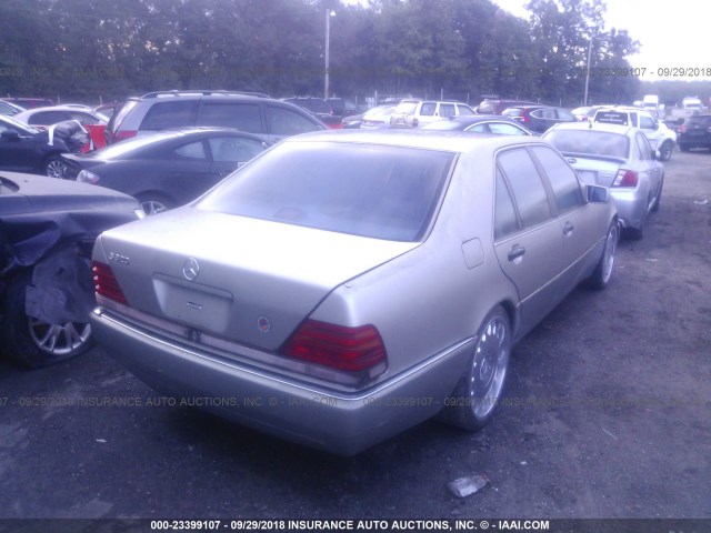 WDBGA32E5RA183858 - 1994 MERCEDES-BENZ S 320 GOLD photo 4