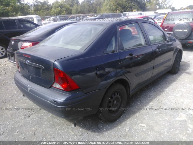 1FAFP33P73W269975 - 2003 FORD FOCUS LX Navy photo 4