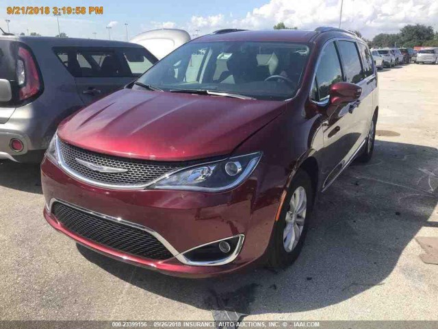 2C4RC1BGXJR210949 - 2018 CHRYSLER PACIFICA TOURING L BURGUNDY photo 14