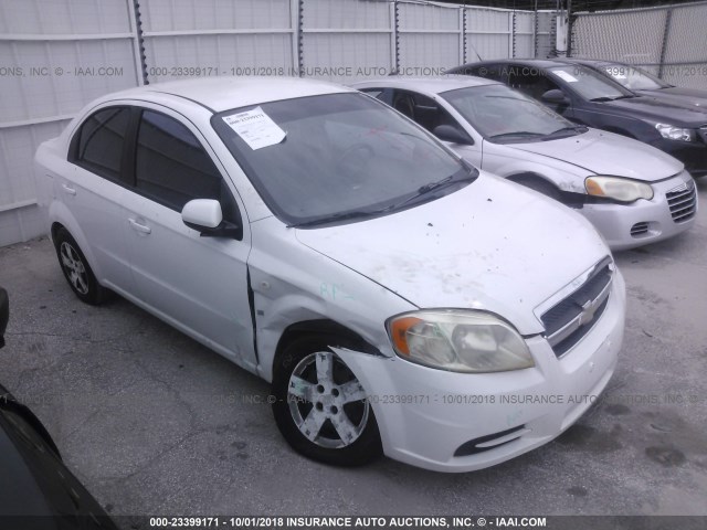 KL1TD566X8B006342 - 2008 CHEVROLET AVEO LS WHITE photo 1