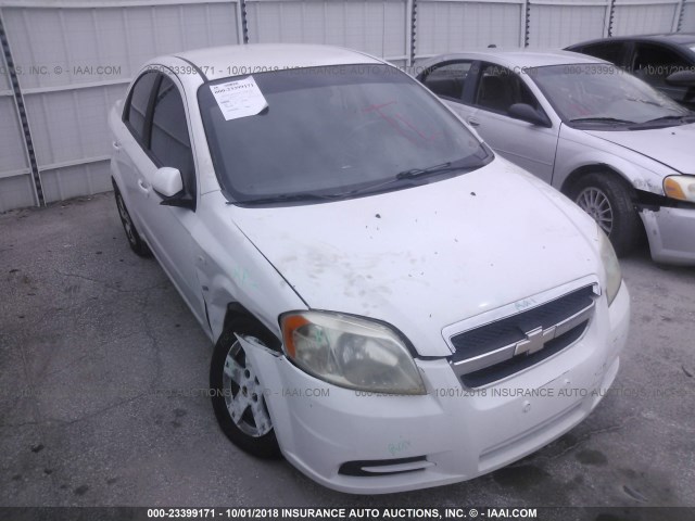 KL1TD566X8B006342 - 2008 CHEVROLET AVEO LS WHITE photo 6