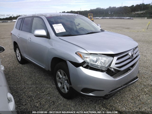 5TDBK3EH1DS223170 - 2013 TOYOTA HIGHLANDER PLUS/SE GRAY photo 1