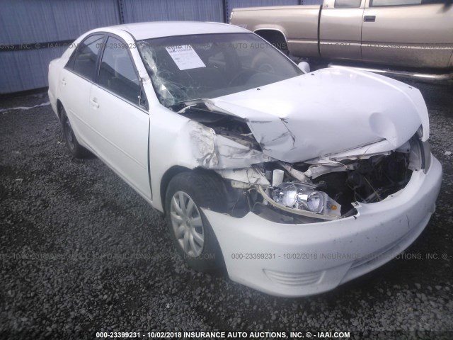 4T1BE32K85U408364 - 2005 TOYOTA CAMRY LE/XLE/SE WHITE photo 1